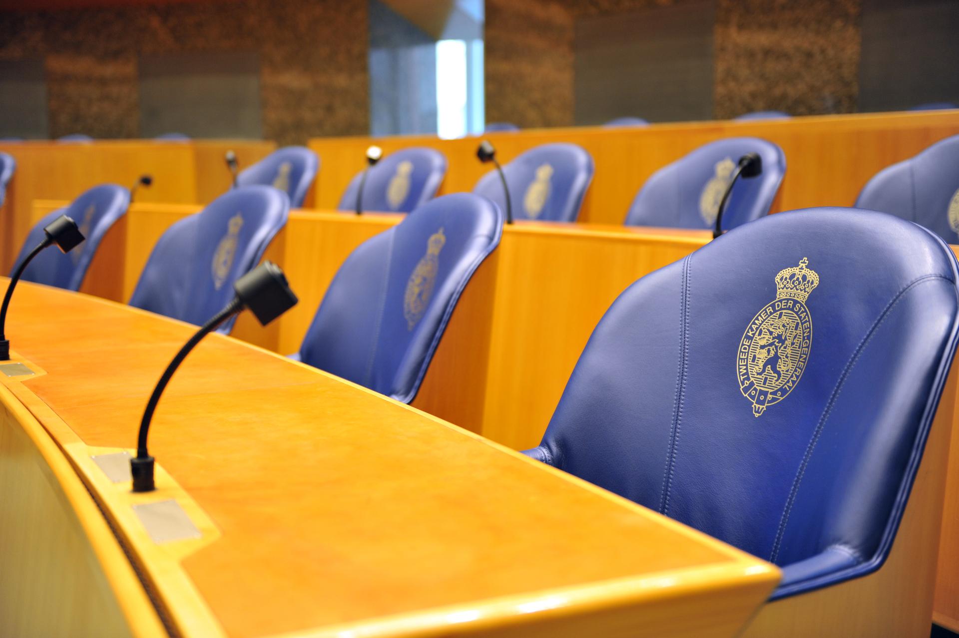 Plenaire zaal van de Tweede Kamer