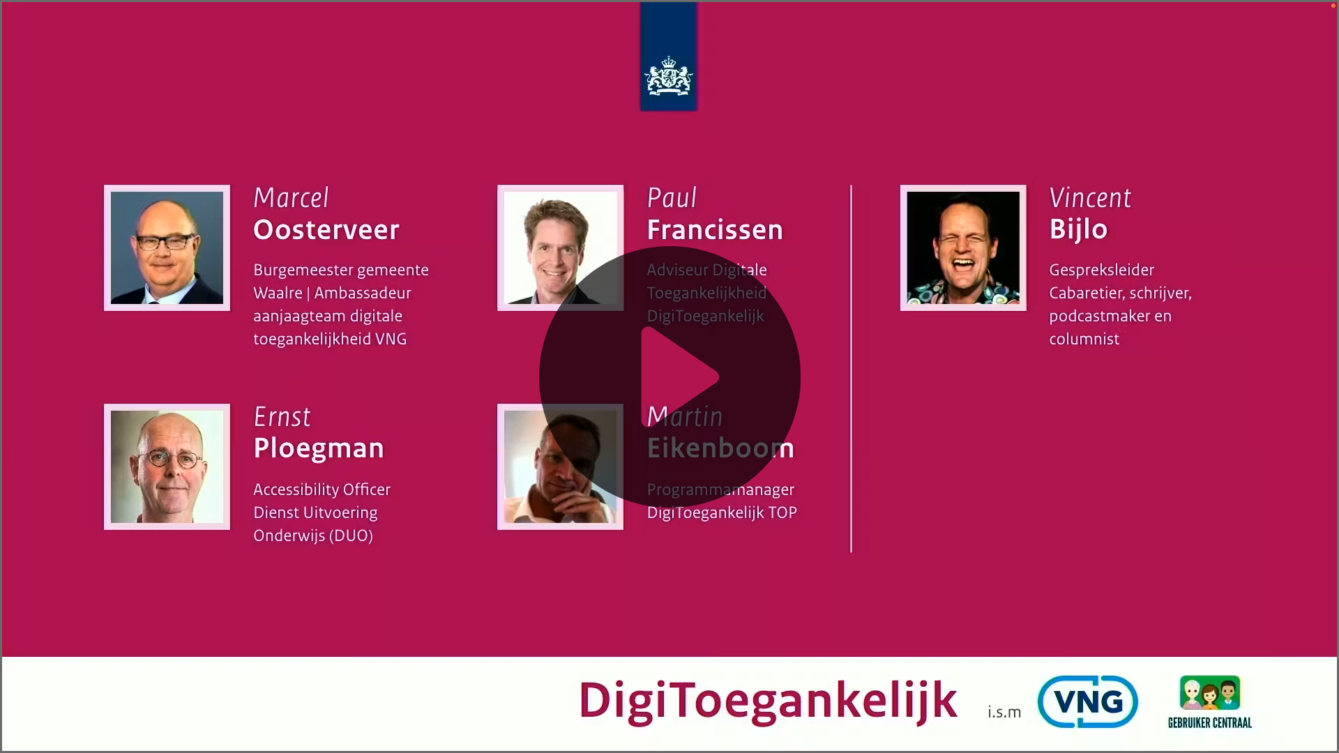 screenshot van webinar de eerste stap naar grip op digitale toegankelijkheid