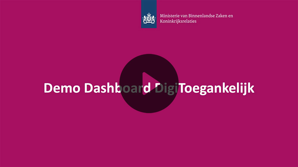 Bekijk de demo van het dashboard op Vimeo