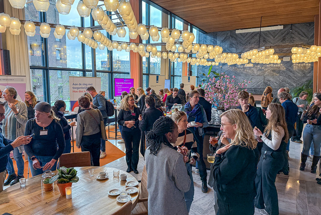 Netwerkbreak tijdens de roadshow