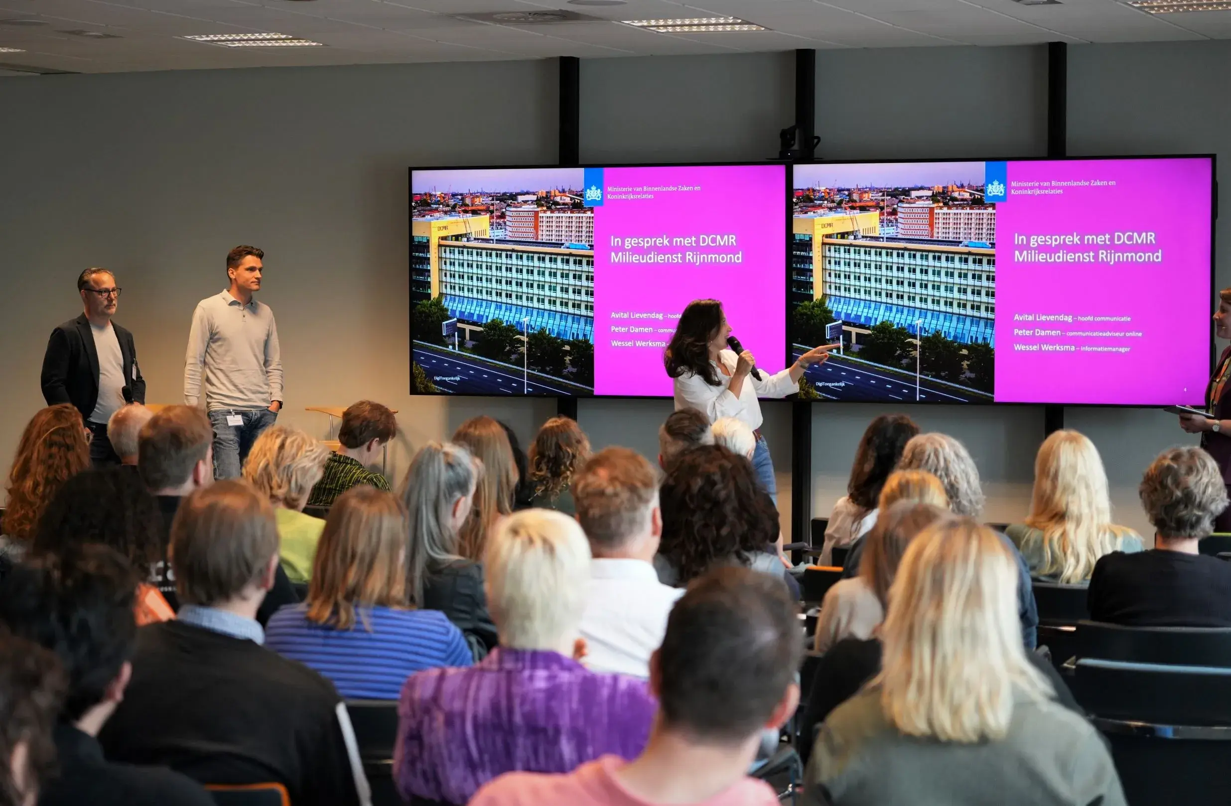 In gesprek met DCMR Rijnmond in Schiedam